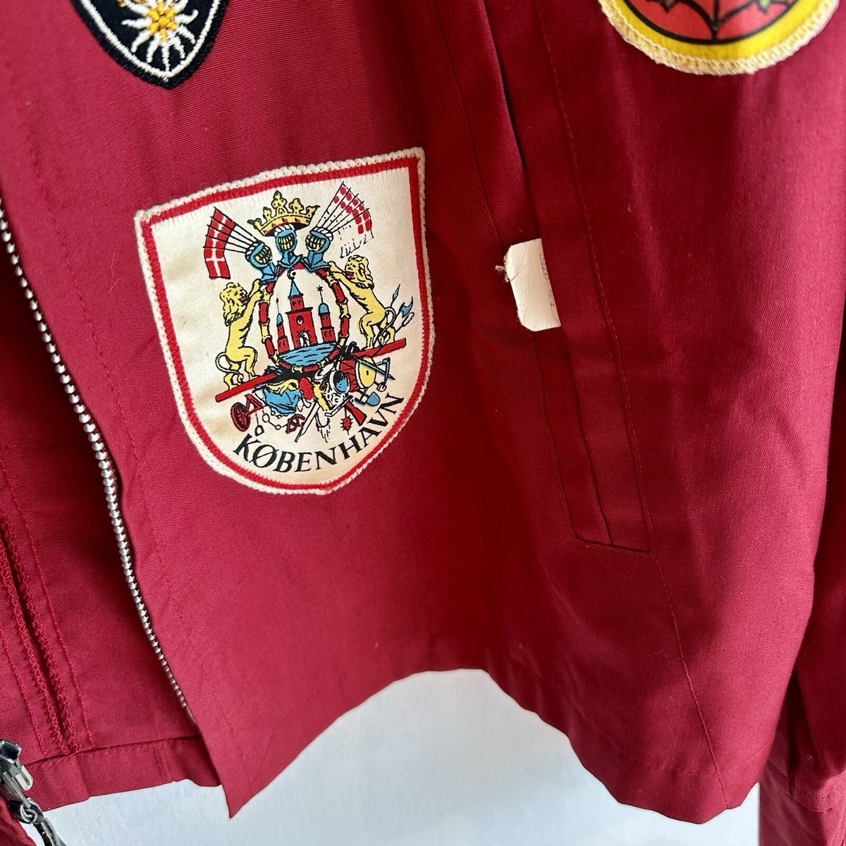 50's style SouvenirJacket army design➕4点 Vintage 1950s 1960s Patched Souvenir Jacket NATO Army In Germany