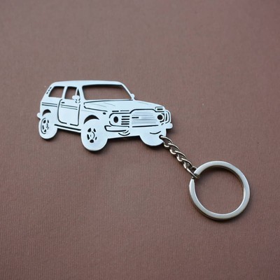 Fits for VAZ 2121 NIVA Keychains Metal Key Ring Stainless Accessory Car tuning