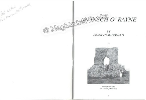 POETRY · AN INSCH O' RAYNE · FRANCES McDONALD · 2006 · SIGNED BY THE AUTHOR - Picture 3 of 3