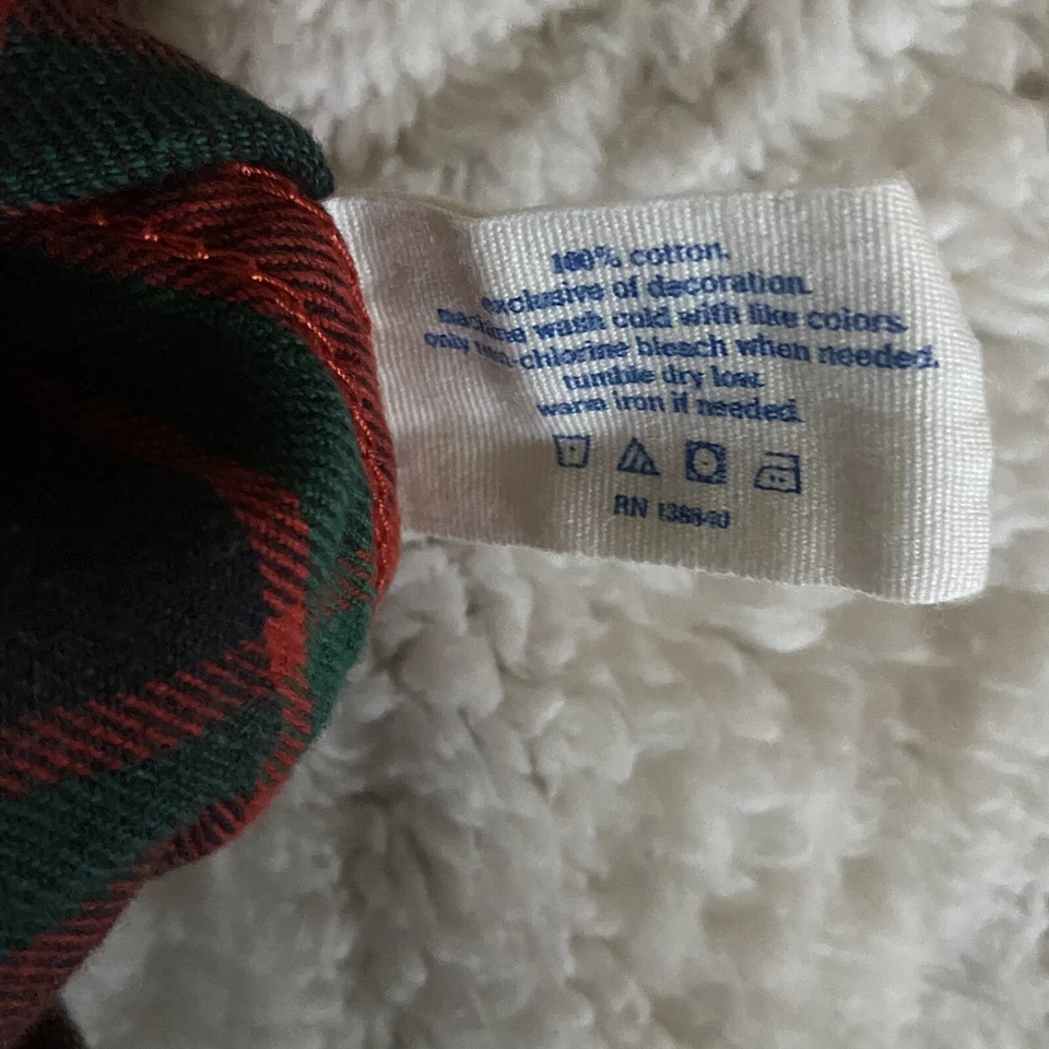 77 Niños American Eagle Camisa Niños XS 6 Rojo Abotonado Franela Cuadros Algodón Foto 4 de 4