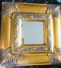 Florentine style accent wall Mirror , square gold valencia ornate 11.5" BY 11.5"