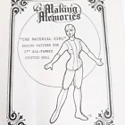 Making Memories 27" "The Material Girl" All-fabric Stuffed Doll Sewing Pattern