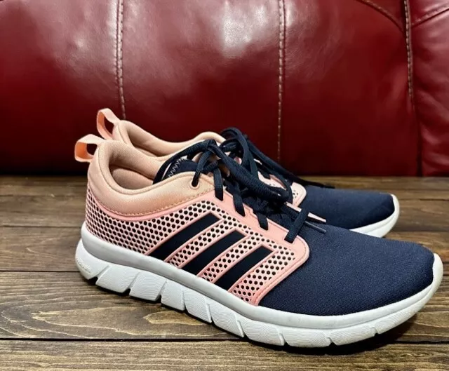 pustes op billede Lignende Women&#039;s Adidas NEO Cloudfoam Groove Sneakers, Blue /Pink/White, Size  9.5 | eBay