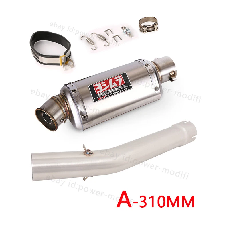 Sistema de escape silenciador trasero deslizable tubo medio para Yamaha YZF-R YZF R6 1998-2005 Foto 4 de 4