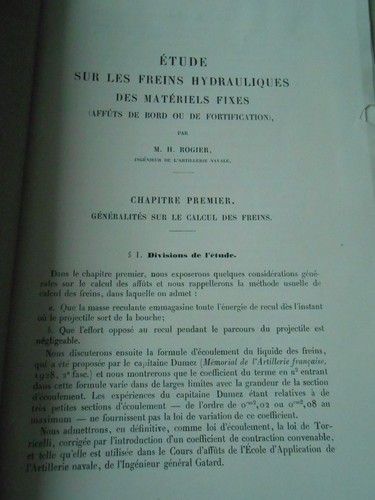 Fascicule Etude sur les Freins Hydrauliques des matériels fixes par Rogier - Imagen 2 de 2