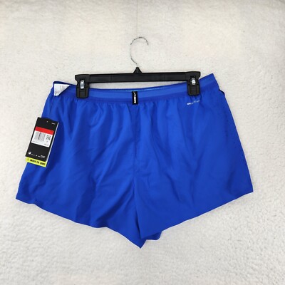 Nike AeroSwift 2 Running Shorts CJ7837 405 Blue/Black New