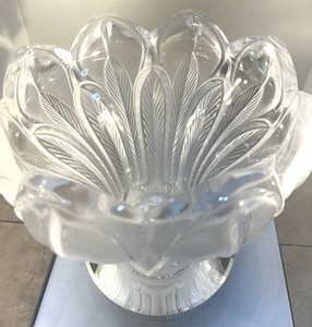 OLD LALIQUE フロストクリスタル女性像と白鳥 OLD LALIQUE フロストクリスタル女性像と白鳥 OLD LALIQUE