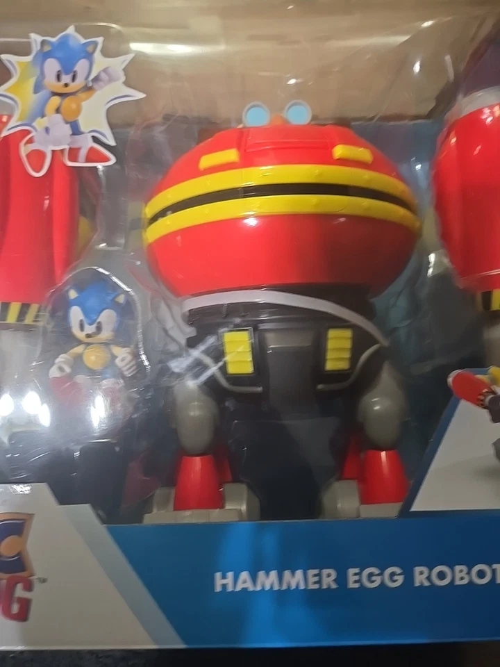 "Juego de figuras de batalla Sonic the Hedgehog Hammer Egg Robot Eggman Jakks Pacific 2,5""" Foto 3 de 4