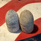 2 Dug Civil War 💥 🇺🇸 💣 Confederate Richmond Sharps Bullets