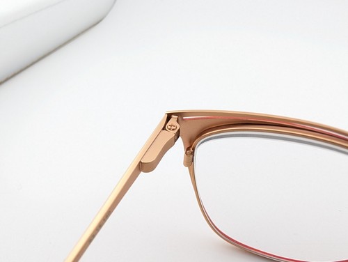 Vera Wang Eyeglasses, Frames Only VG08 BE, 53-15-140, Metal/Plastic, Red/Gold - Picture 12 of 19