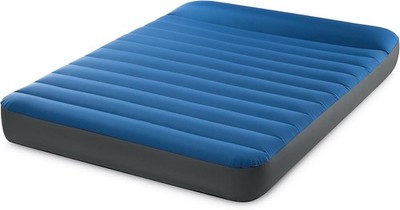 Intex 60412E TruAire Luxury Camping Matratze Luftbett USB Fiber Tech 272kg Blau