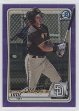 2020 Bowman Chrome Prospects Purple Refractor 117/250 Grant Little #BCP-133 0c6