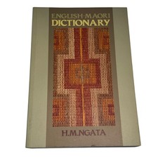 English-Maori Dictionary H.M. Ngata Maori Language Reference New Zealand