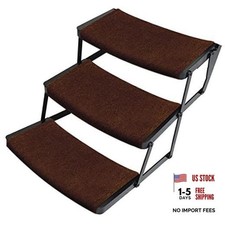 RV Step Covers for 22 Inch 8-10" Deep 3Pack 22" Wide for Curved Step Brown