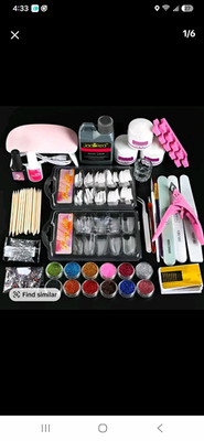 Beginner Nail Kit. Everything You Need! Brand New Nothing used. Polish, Lamp Etc