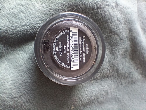Bare Minerals Loose Eyeshadow talc free powder WEARABLE STONE DARK gray .57g - Picture 4 of 5