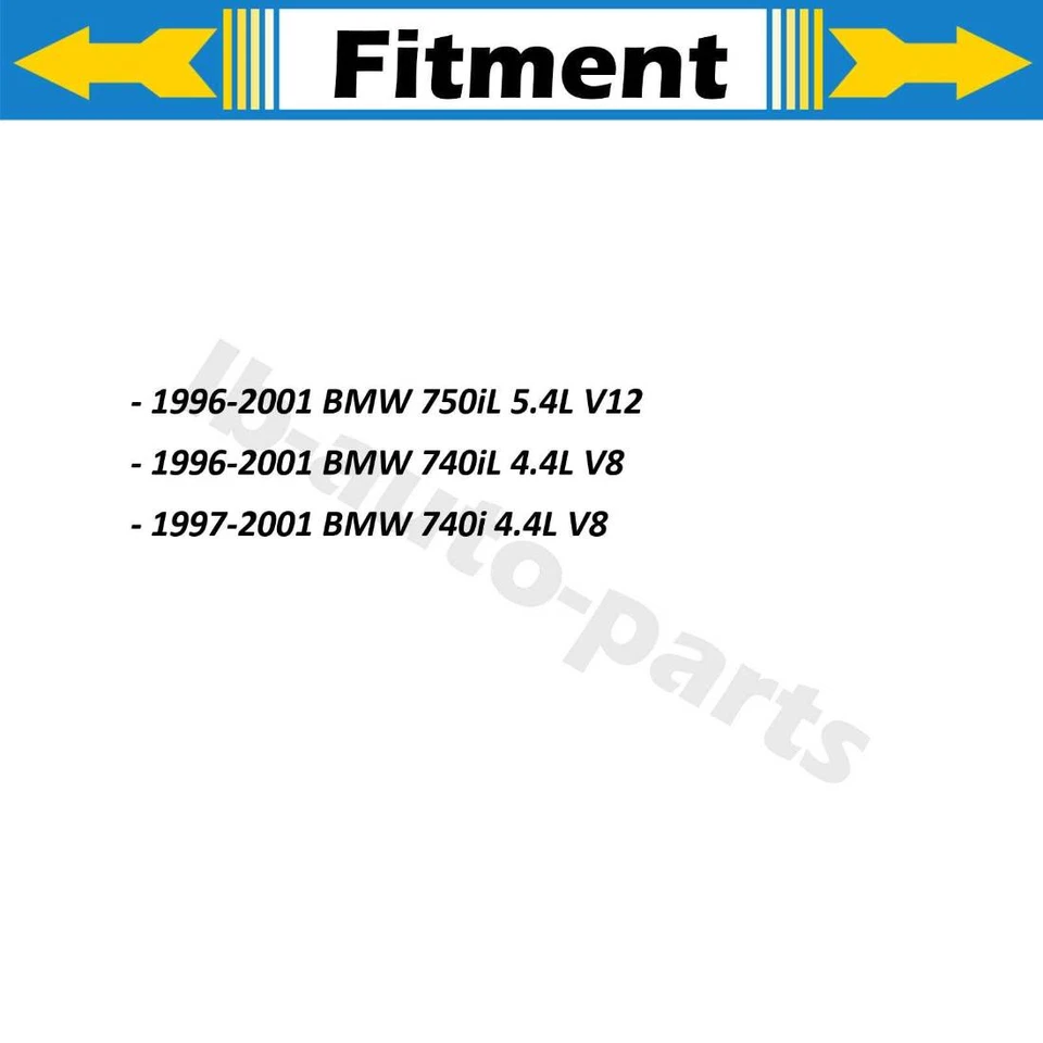 Manguera de freno delantera Dorman 2x para BMW 740i 1997-2001 BMW 740iL 1996-2001 Foto 2 de 4