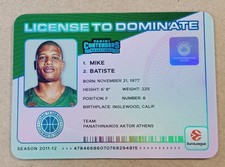 2025 Panini Contenders EuroLeague License to Dominate Mike Batiste #25 card