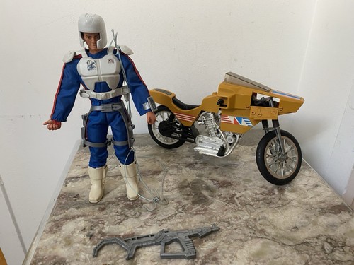 Rare Big Jim Bundle Commando And Its Moto Ref 9269 Loose Mattel 84 No Popy - Picture 13 of 17