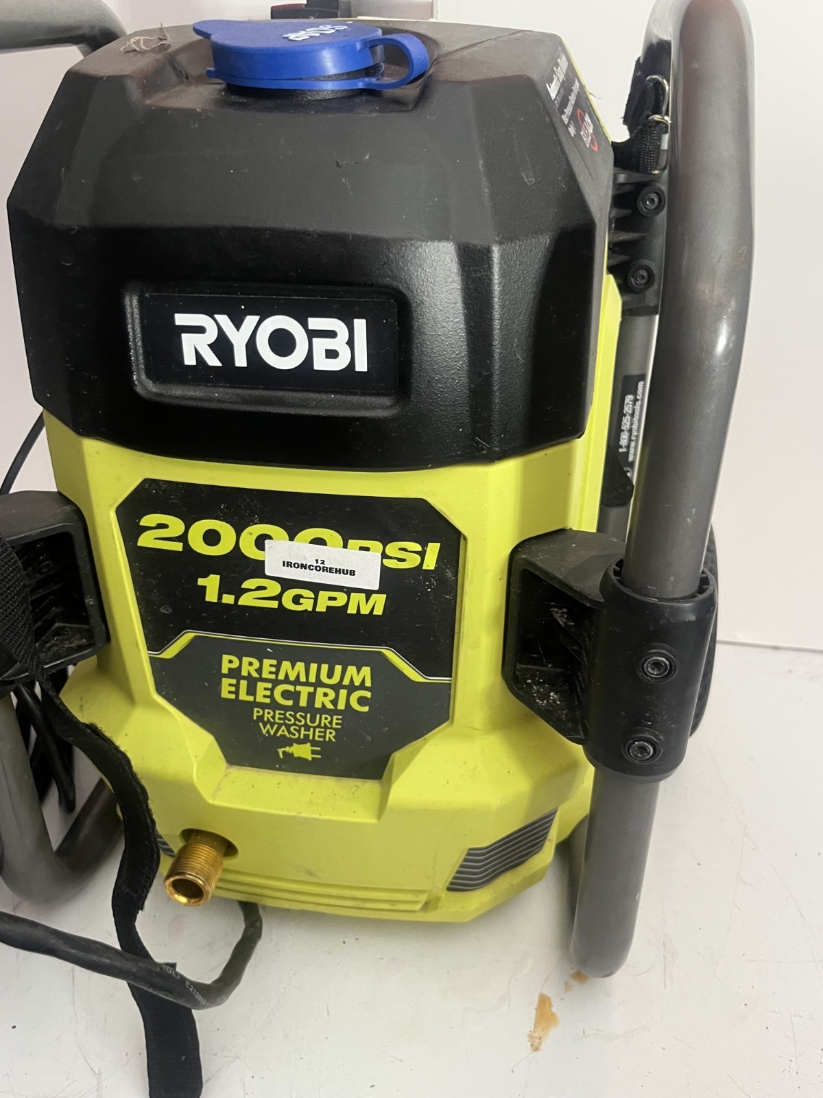 Ryobi RY142022VNM 2000 PSI Cold Water Pressure Washer (BODY 