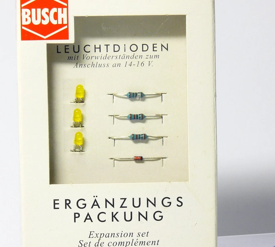 Busch 5989 Leuchtdioden Ergänzungs Packung , neu in OVP