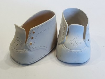 Vintage Cabbage Patch Kid White Sneakers CPK Doll Shoes No Laces