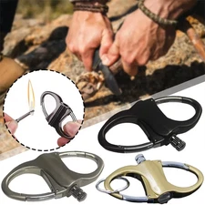 3Pcs Permanent Match Infinity Lighter Portable Multitool Keychain 2 IN 1 for Man