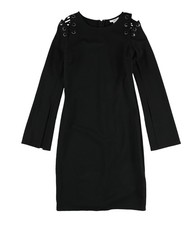 bar III Womens Laced Shoulder Bodycon Dress