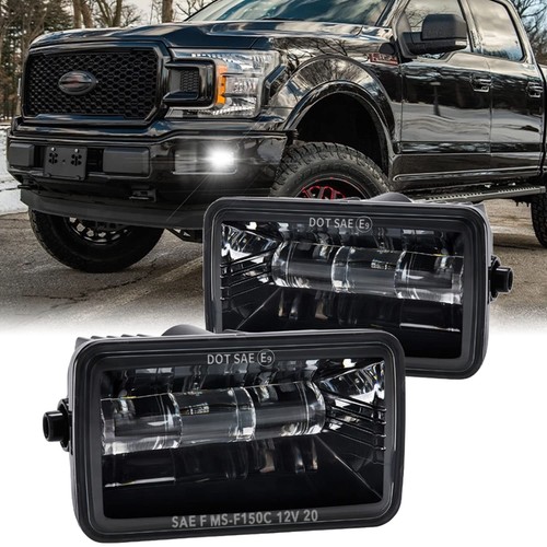DOT Approved LED Fog Lights for Ford F150 2015-2020, Waterproof Rectangular B...