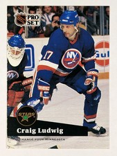 1991-92 Pro Set French #155 Craig Ludwig
