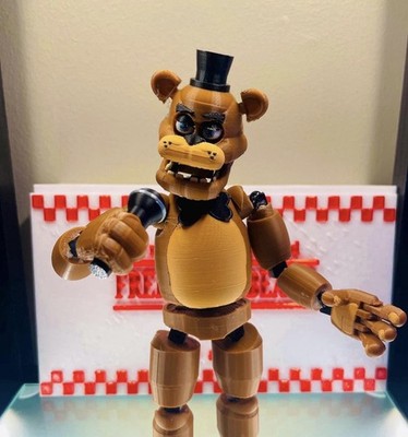 Five Nights at Freddy s, PurelyAwesome3D FNAF 1 Freddy Fazbear Action Figure