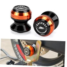 M10 Swingarm Spools Slider Motorcycle Swing arm 10MM x1.5 M10 x1.5 Orange