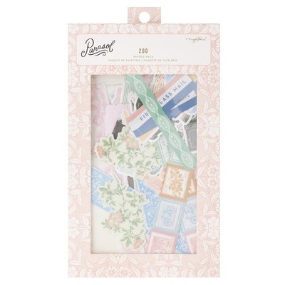 Maggie Holmes Parasol Paperie Pack 200/Pkg-Paper Pieces & Washi Stickers - MH013