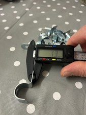 14pcs Conduit Clamp, EMT One-Hole Strap, 20.2-22mm Pipe Dia, 6.1mm Hole Dia