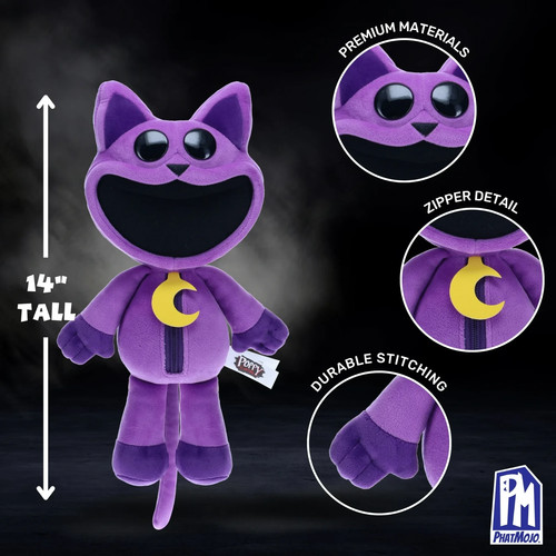 POPPY PLAYTIME CATNAP SMILING CRITTERS PLUSHIE SOFT PLUSH TOY 14-INCH - Picture 4 of 6