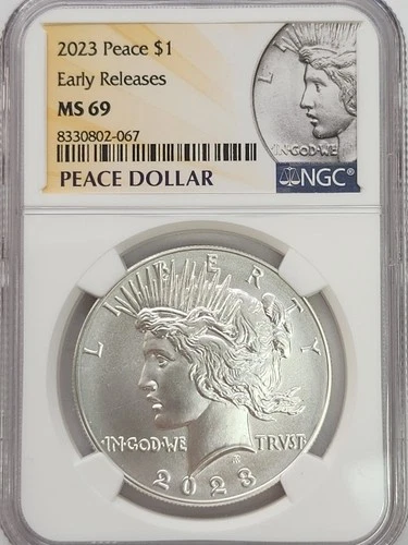 2023 Peace Dollar NGC MS69 Early Releases
