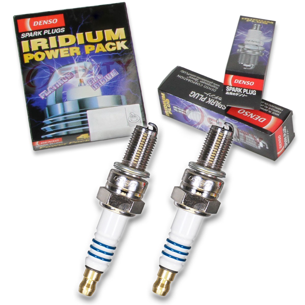 2 pc Denso Iridium Power Spark Plug for Yamaha XVS950CT V Star 950 Tourer zi