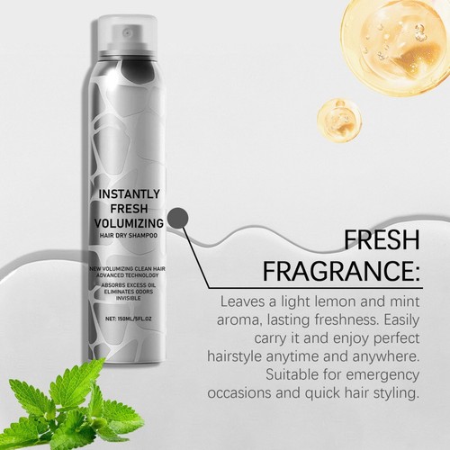 Halovida Dry Shampoo, Unisex Fresh Volumizing Instantly Dry Shampoo--150ml - Picture 7 of 17