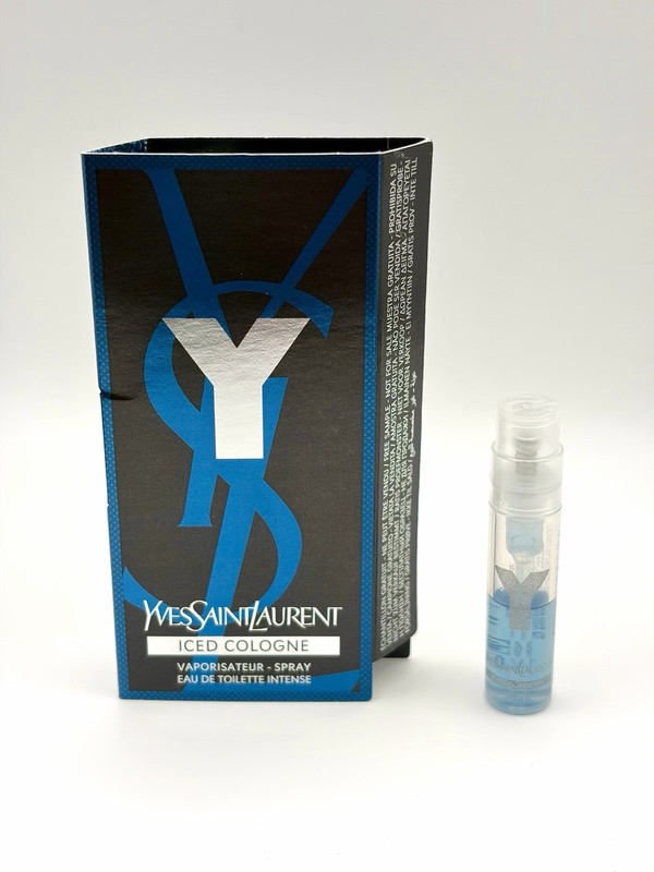 Yves Saint Laurent Y Iced Cologne EDT Intense Sample Spray .04oz 1.2ml *New 2026