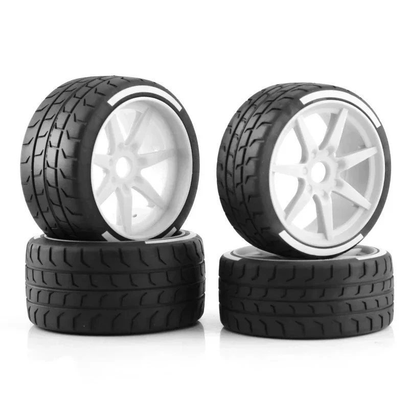 4pcs 53/107 42/100 Tire Tyre 17mm Wheel Hex for Arrma 1/7 Felony FSR Model GT RC - Image 3 of 4