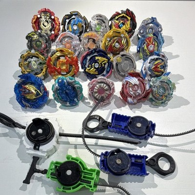 Beyblade Burst Mixed Lot 20+ Tops & Launchers Anime Manga Plastic Metal