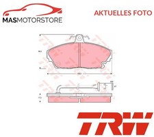 SATZ BREMSBELÄGE BREMSKLÖTZE VORNE TRW GDB479 A FÜR ROVER 800 2L,2.5L
