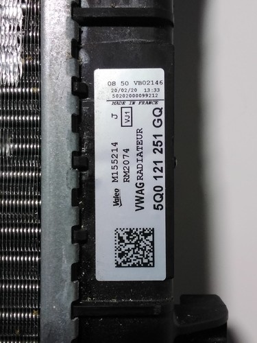 SKODA KAROQ Intercooler 2017-2023 1.5L DPCA RDE2 5Q0121251GQ - Picture 11 of 12