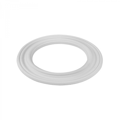 White Urethane Spot Light Trim Recessed Durable Foam 6 1/2 inches ID
