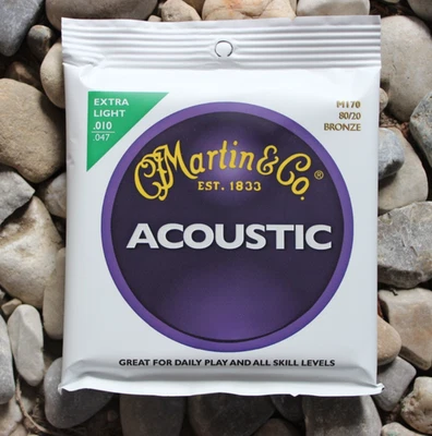 Martin Jeux De Cordes Bronze M170 Extra Light Pour Guitare Acoustique - Photo 1/4