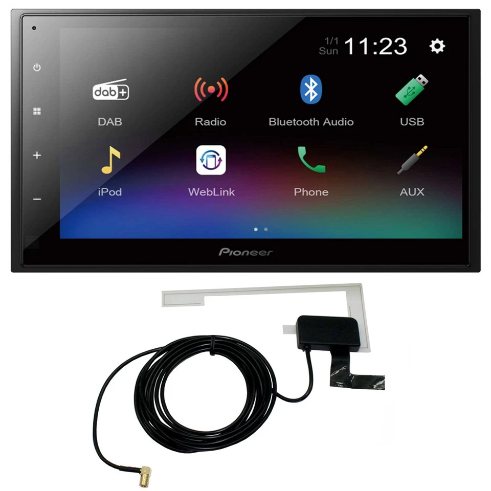 Pioneer DAB Lenkrad Bluetooth 2DIN USB Autoradio für Nissan Cube ab 2009 Frontie - Bild 2 von 4