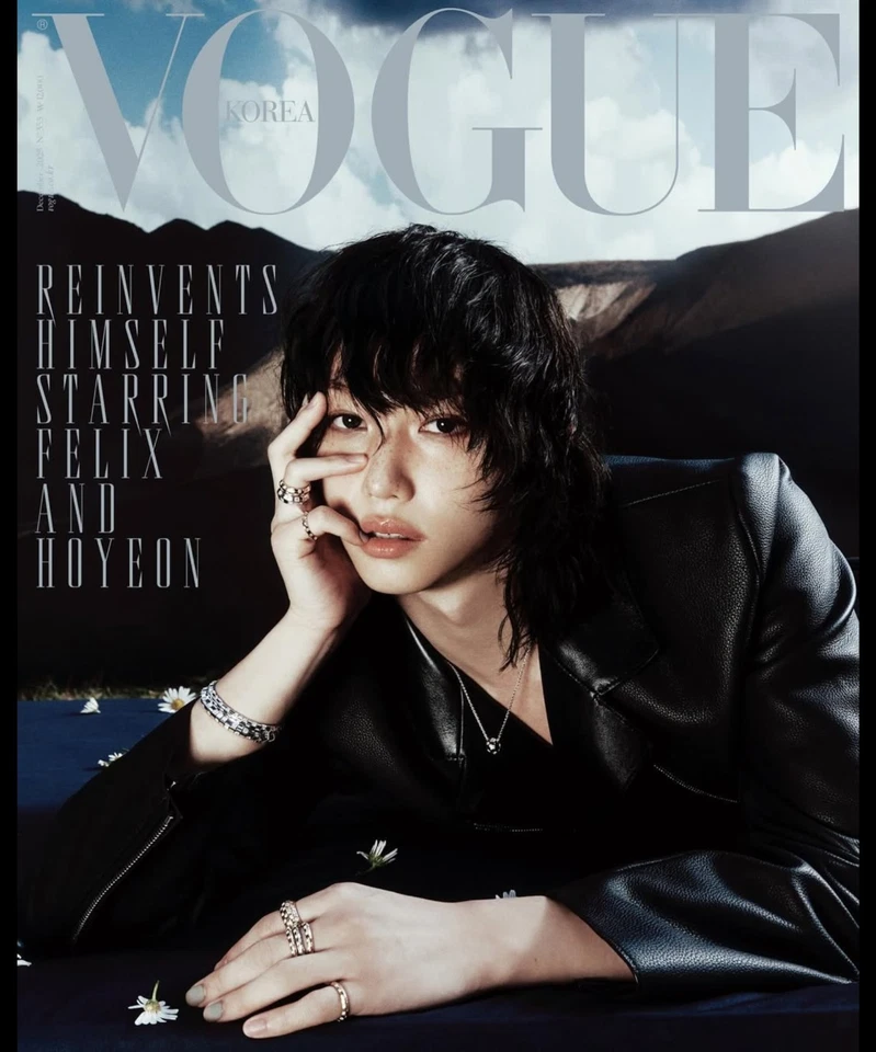 FELIX STRAYKIDS VOGUE Korea 2025 December Magazine STRAY kids reinvents - Image 3 of 4