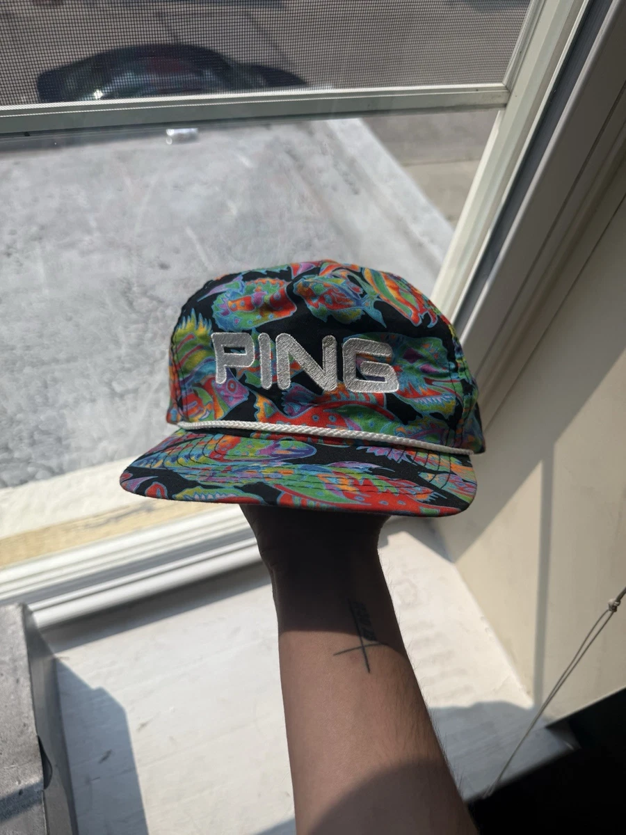 PING ビンテージ フィッシュパターン マルチカラーキャップ90’s USA製 Ping Multicolor Hats for Men for sale | eBay