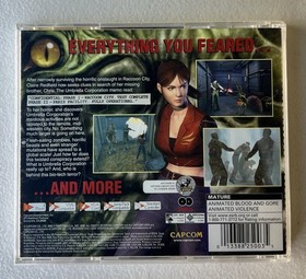 Resident Evil Code: Veronica Dreamcast Factory Sealed Y Fold Capcom New