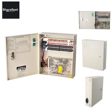 18 Channel DC12V 10 Amp Reset Fuse CCTV DC Distributed Power Box with AC-S...